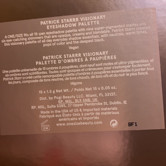 Patrick Starr palette - Picture 6 of 10